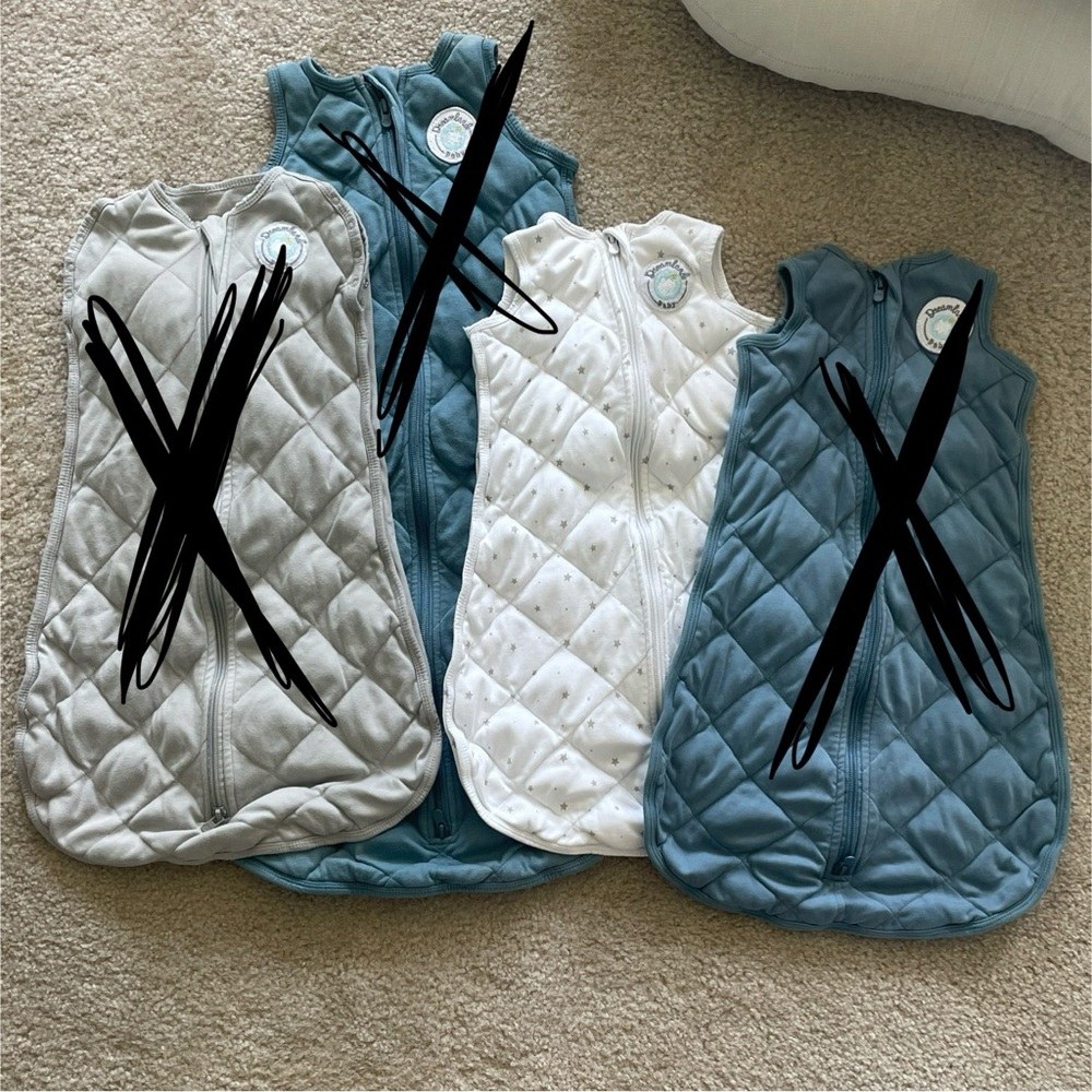 Dreamland Baby weighted sleepsacks